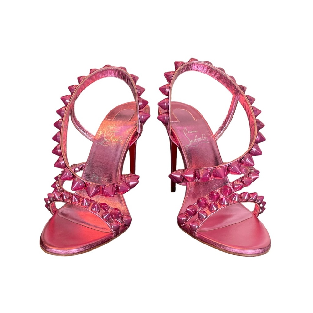 Christian Louboutin Metallic Stud Heels